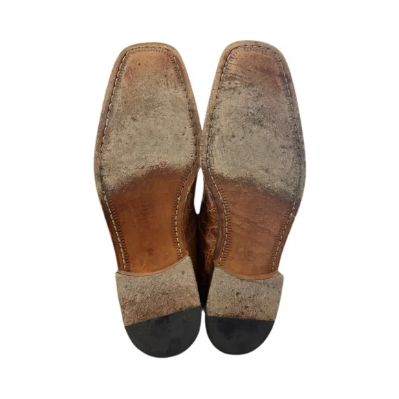 DAVID EDEN Loafers (12, Brown, Crocodile) - Picture 6 of 7